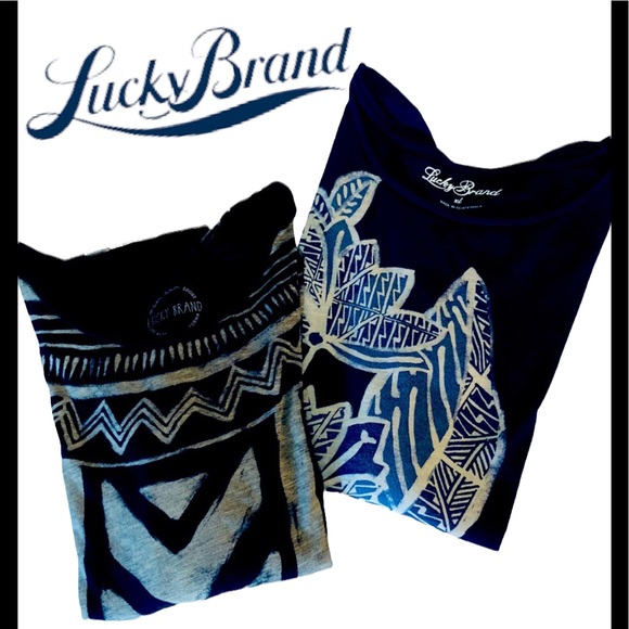 Lucky Brand Tops - Two Lucky Brand Sz XL TShirts